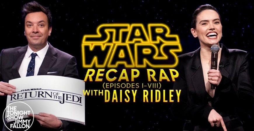 Дэйзи Ридли читает рэп по мотивам восьми эпизодов Звездных войн