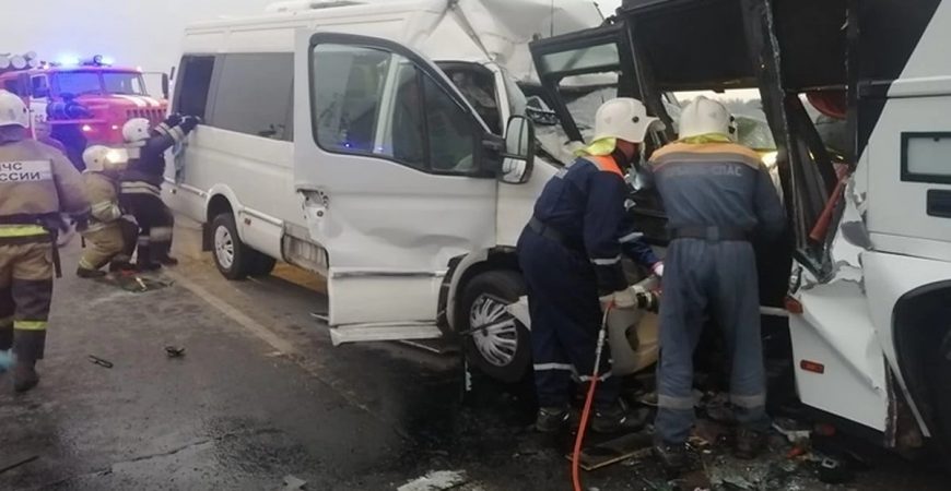 Девять человек пострадали в жутком ДТП под Анапой